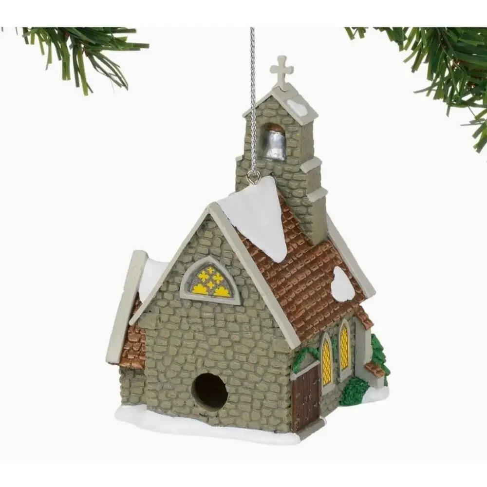 Department 56 Dickins' Village Isle of Wight Chapel 6002255 Christmas Ornament